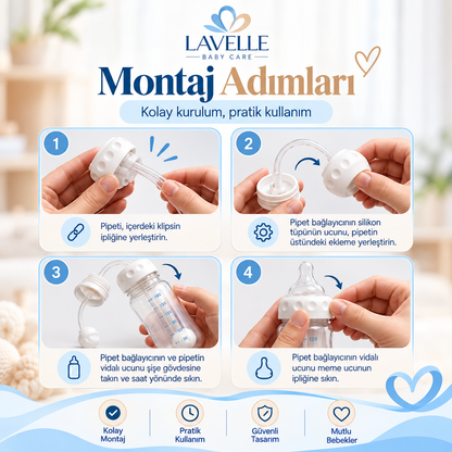 Lavelle™ Emzikli & Hortumlu Biberon