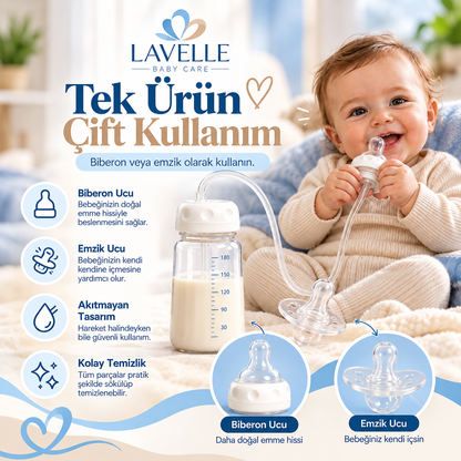 Lavelle™ Emzikli & Hortumlu Biberon